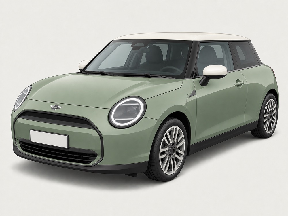 Illustratie van de MINI Cooper E