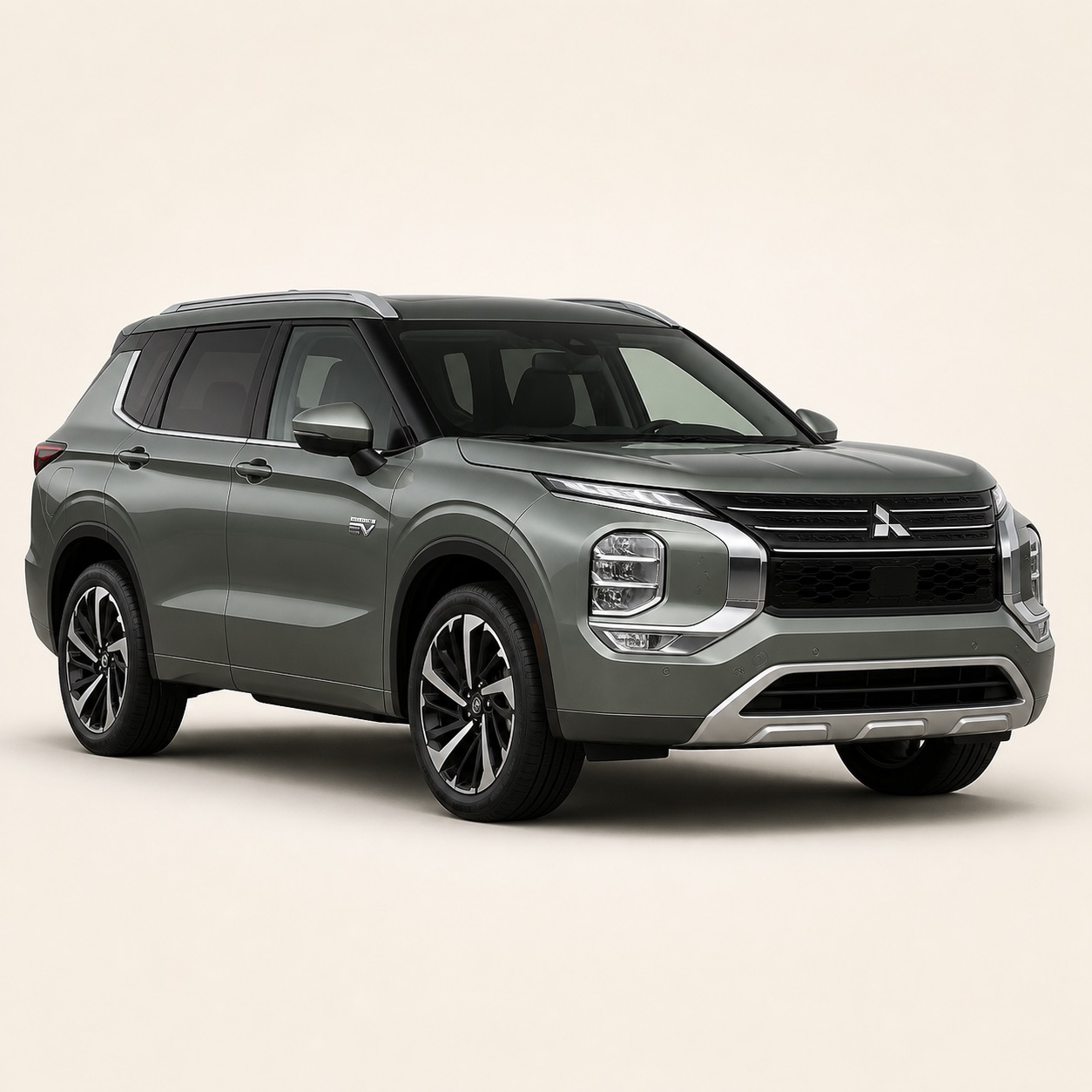 Illustratie van de Mitsubishi Outlander PHEV