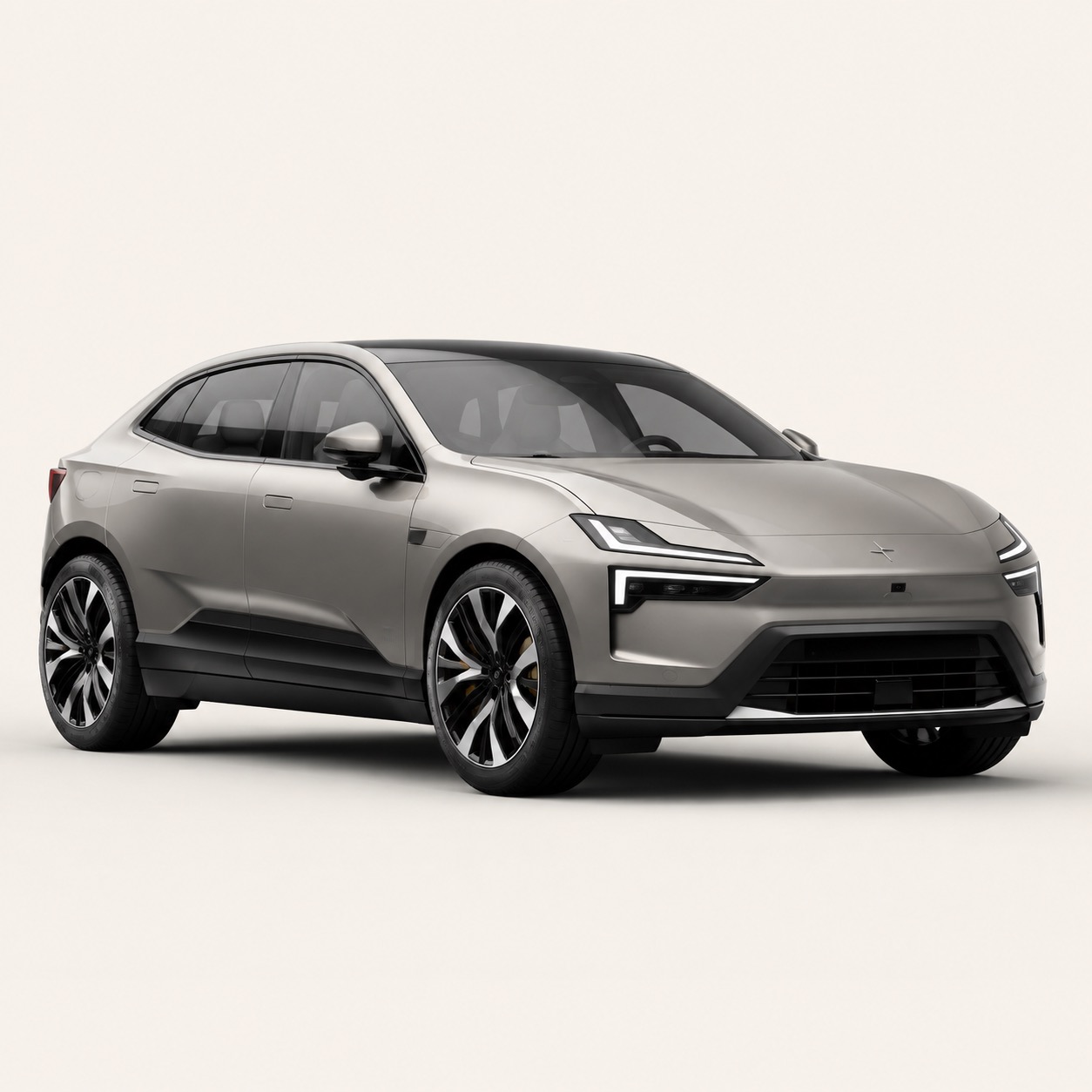 Illustratie van de Polestar 4 Coupé
