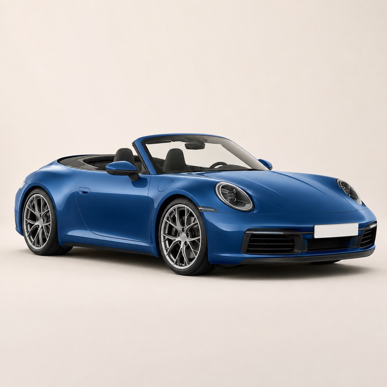 Illustratie van de Porsche 911 Cabriolet