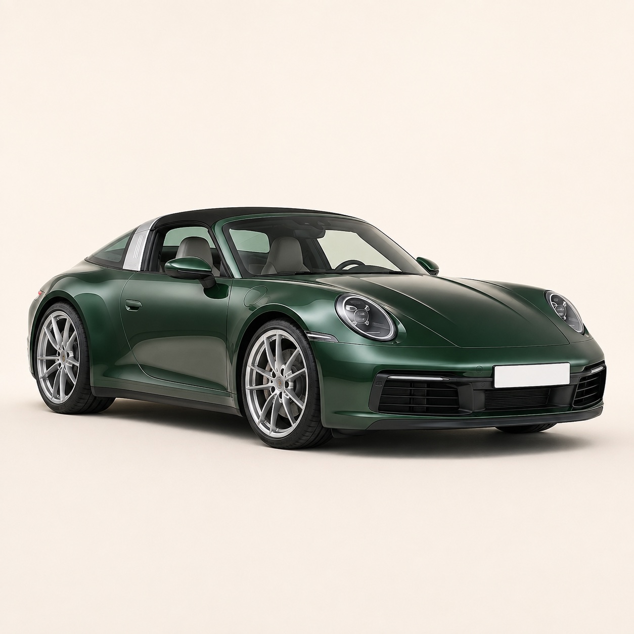 Illustratie van de Porsche 911 Targa