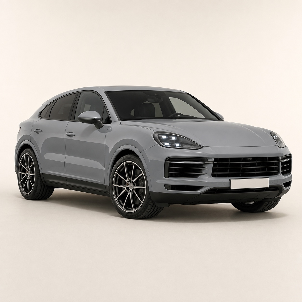 Illustratie van de Porsche Cayenne Coupé