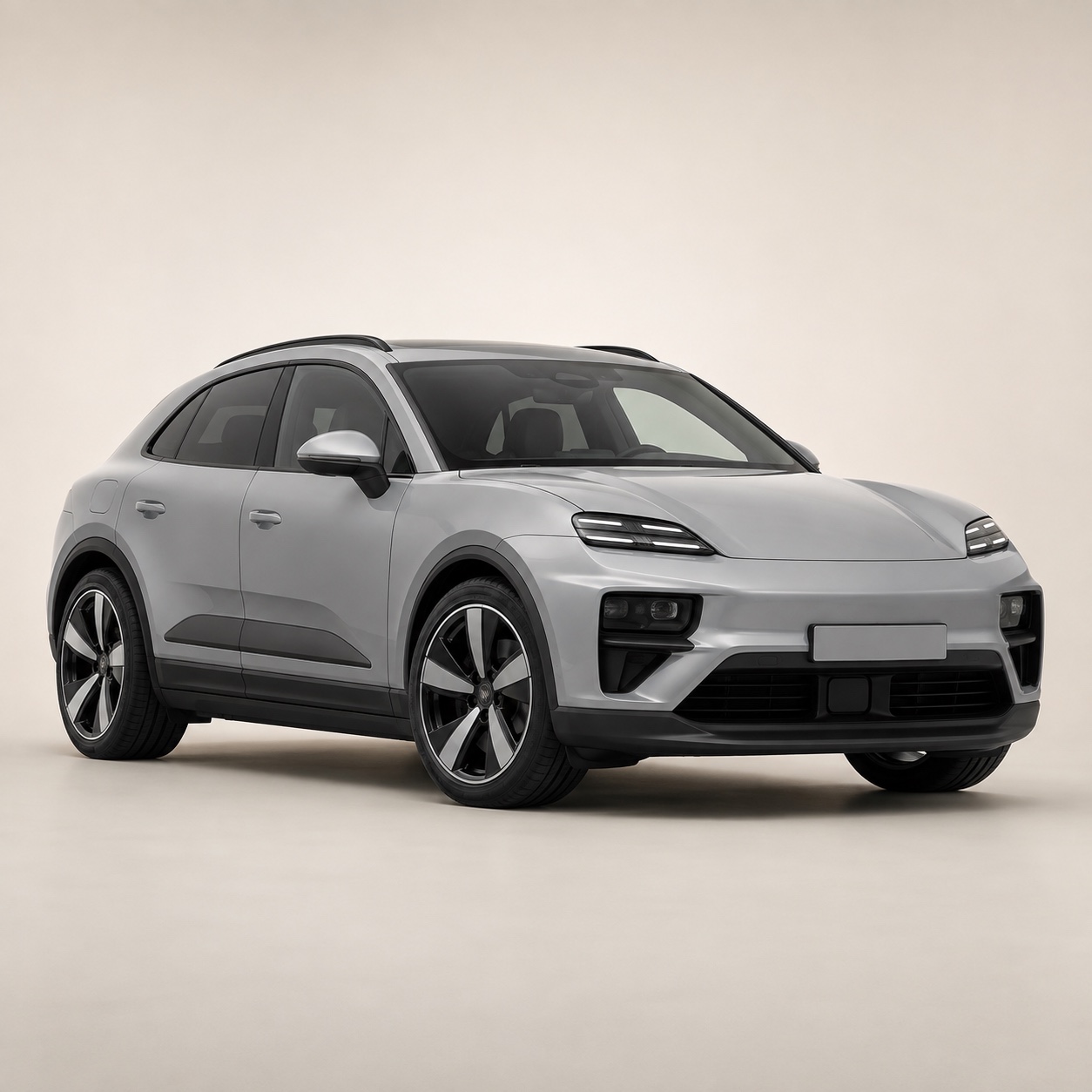 Illustratie van de Porsche Macan Electric