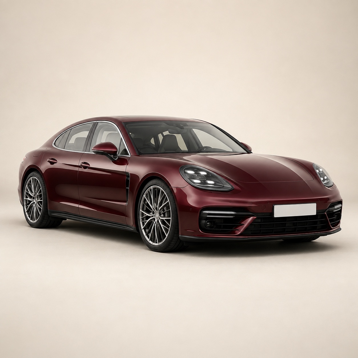 Illustratie van de Porsche Panamera
