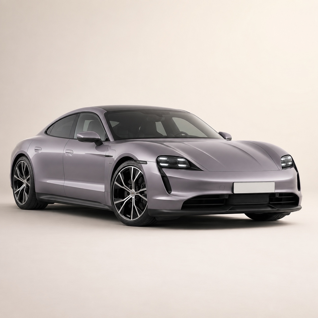 Illustratie van de Porsche Taycan
