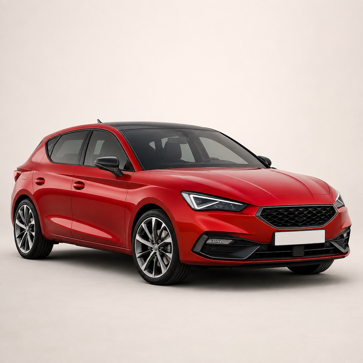Illustratie van de SEAT Leon