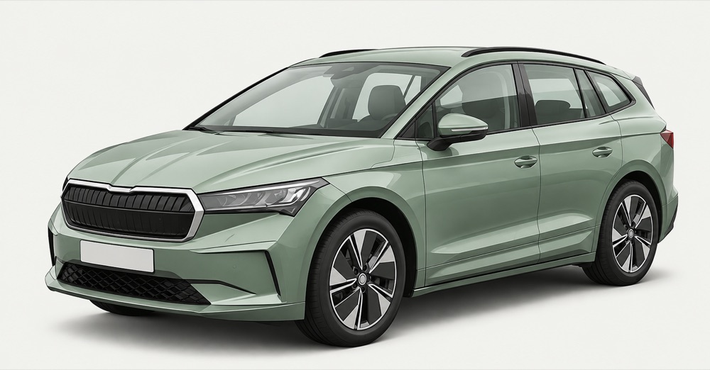 Illustratie van de Škoda Enyaq