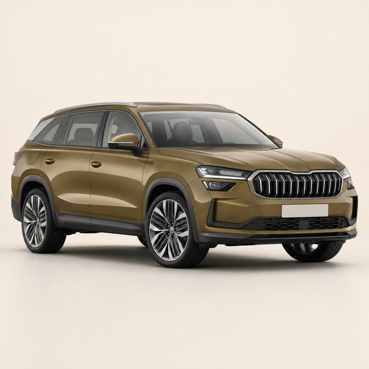 Illustratie van de Škoda Kodiaq