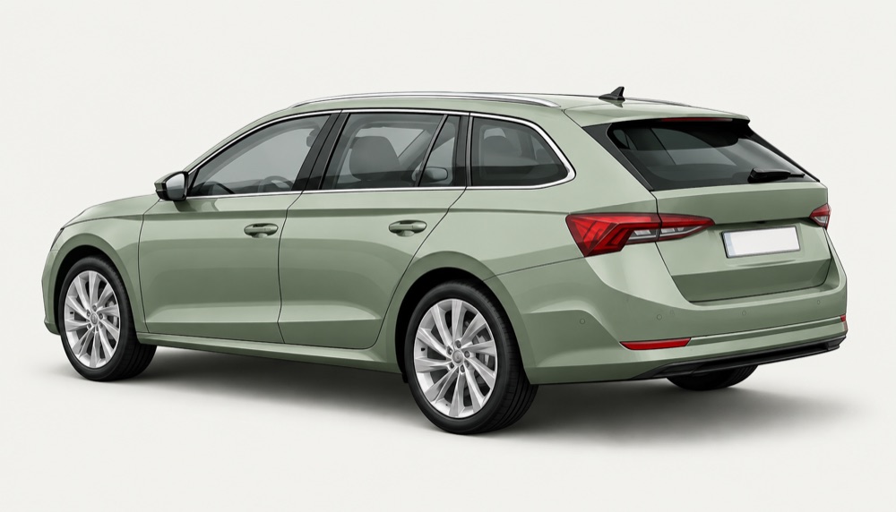 Illustratie van de Škoda Octavia Combi