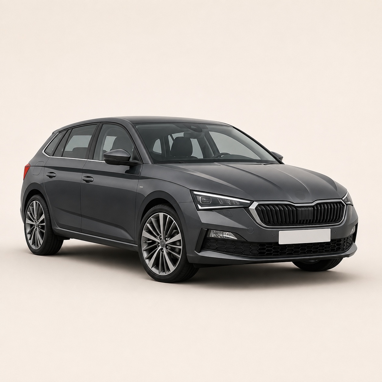 Illustratie van de Škoda Scala