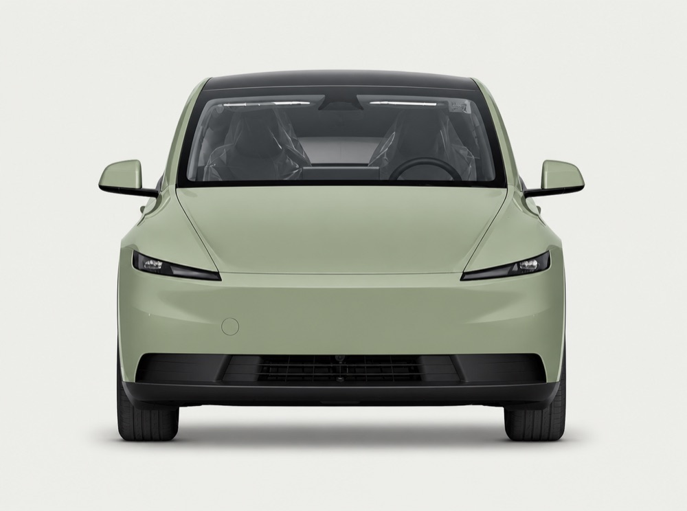 Illustratie van de Tesla Model Y