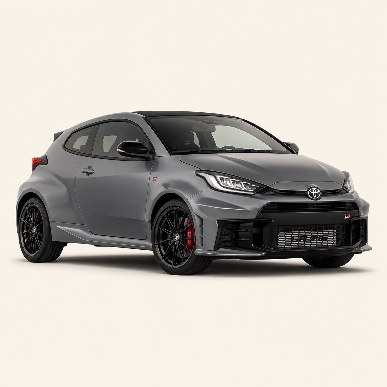Illustratie van de Toyota GR Yaris