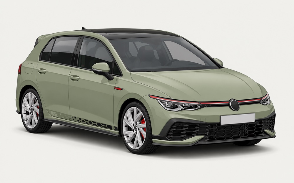 Illustratie van de Volkswagen Golf