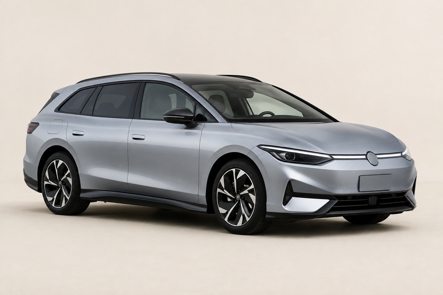 Illustratie van de Volkswagen ID.7 Tourer