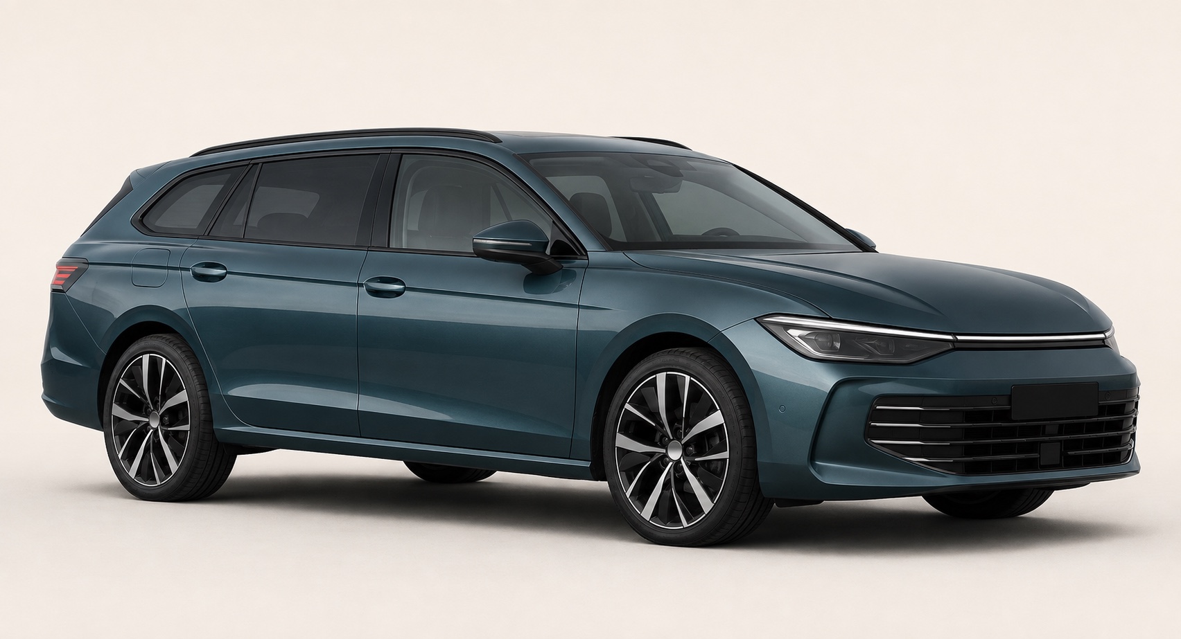 Illustratie van de Volkswagen Passat
