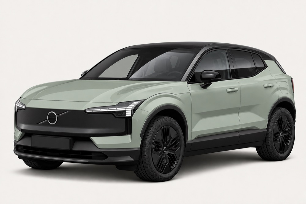 Illustratie van de Volvo EX30
