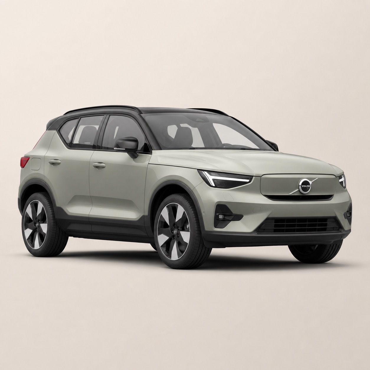 Illustratie van de Volvo EX40